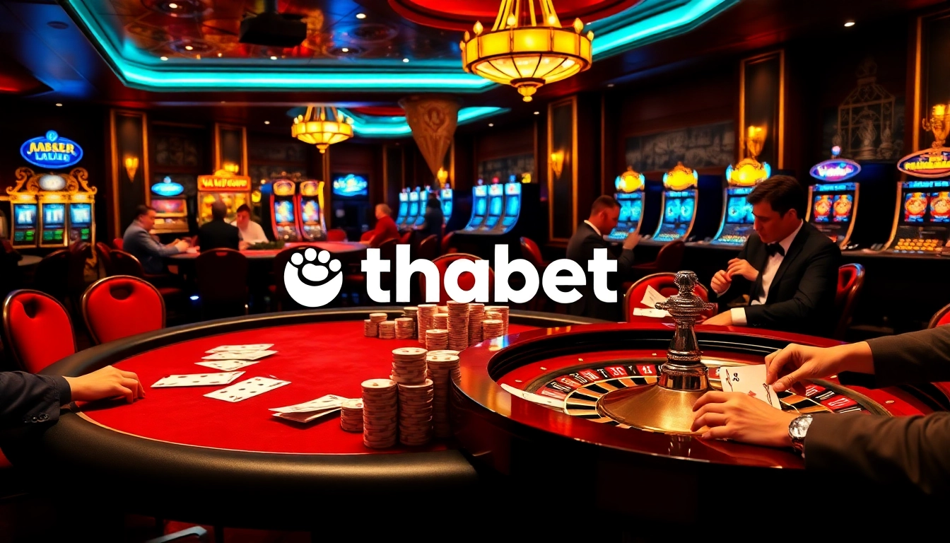 Experience thrilling gambling action at the thabet casino with poker and roulette excitement.
