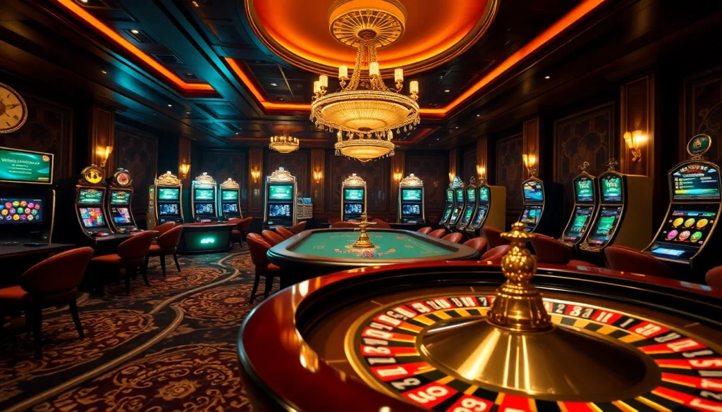 Engage with the hidden wiki through a thrilling casino night, featuring gaming tables and dynamic roulette action.