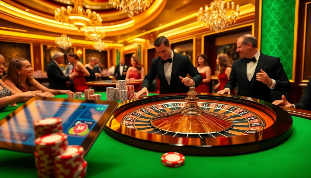 Experience the thrill of betting at https:/nk88.us.com/ with exciting roulette action and luxurious casino elements.