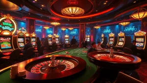 Experience the hidden wiki dark web in a luxurious casino setting with spinning roulette and high-stacked poker chips.