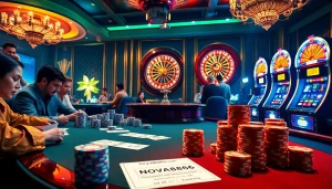 Experience high stakes at https://nova8886.com/ with vibrant casino visuals, showcasing intense gameplay and excitement.