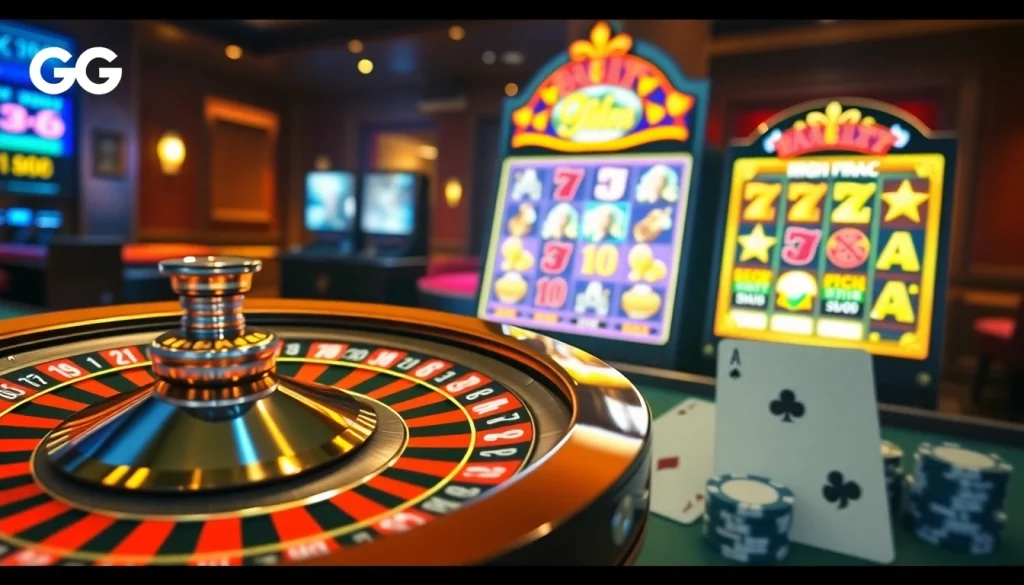 Experience the thrill of GG88 with an elegant online casino gaming interface.