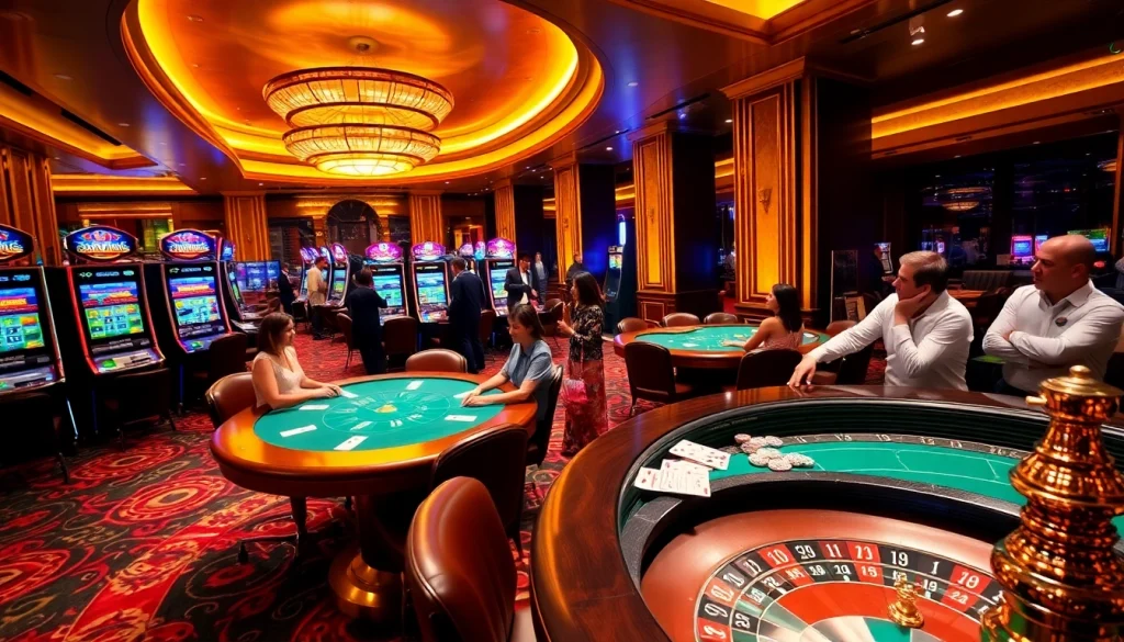 Experience the excitement of gambling at https://kjc.money/ with lively poker tables and modern slot machines.