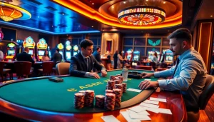 Experience high-stakes excitement at https://i5bet.it.com/ with engaging poker players around a professional table.