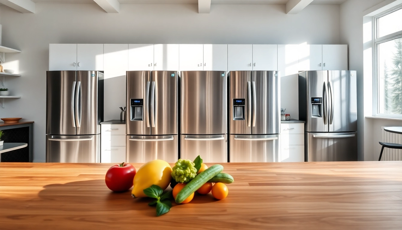 Discover top-quality refrigerator sales displayed in a stylish kitchen setting